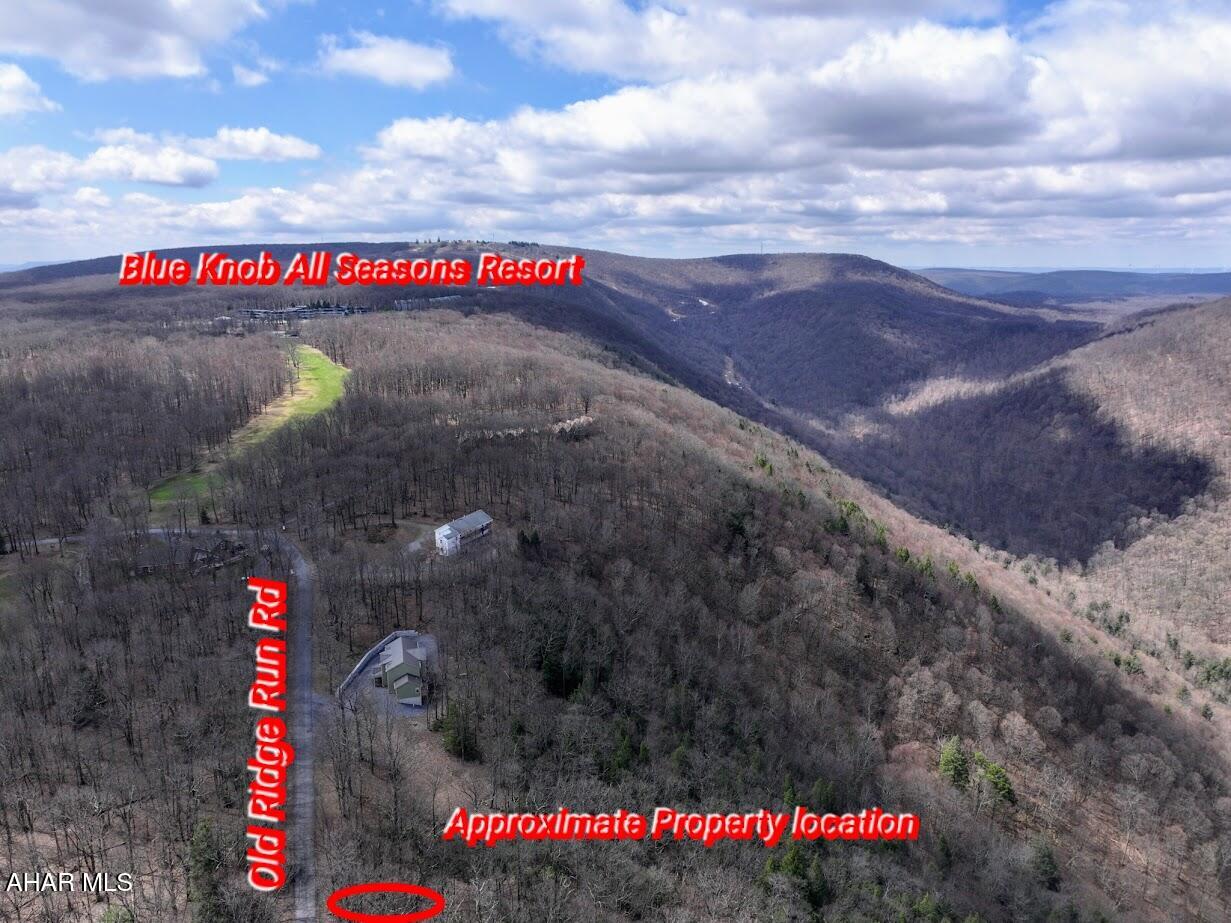 Breathtaking views are yours to enjoy at Blue Knob! 
This remarkable .60 acre parcel offers an ideal setting for your dream home or getaway. Water, Sewer and Electric already available on the property. 
HOA Lot Owners - $125.00 a year 
Homeowners - $425.00 a year SKA Membership Dues include: Road maintenance Snow plowing of the roads Access to: Dumpsters for trash Outdoor pool Tennis court Biking and hiking trails Clubhouse Bar and Grille (open ski and golf season) Indoor pool, sauna and hot tubs for a reasonable fee. Golf Course for fees posted on blueknob.com Snowshoeing Downhill and Cross-Country Skiing for fees posted on www.blueknob.com Fun, excitement, beauty, activities, wildlife, relaxation - PRICELESS!

*******Pair this land with neighboring MLS# 78400 to create a spacious .88 acre property***