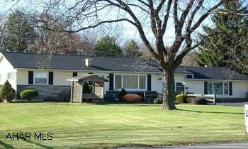 ONE STORY RANCH HOME IN THE TIPTON AREA.  BELLWOOD-ANTIS SCHOOL DISTRICT. BEAUTIFULLY REMODELED RANCH HOME.  NEWLY REMODELED KITCHEN, FAMILY ROOM WITH WET BAR, CENTRAL AIR, GAME ROOM, 16x36 GARAGE & 24x28 GARAGE.  HARDWOOD FLOORS, GREAT STORAGE AREAS, PAVED PARKING IN FRONT AND REAR.