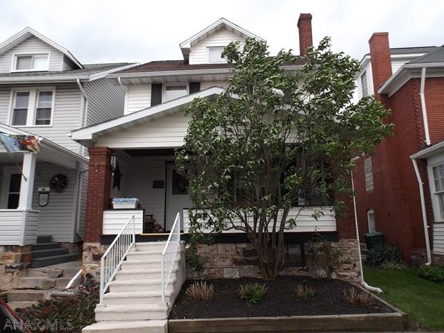 Nicely maintained 3-4 Bedroom, 1 1/2 bath home in the Fairview section of Altoona.  Quaint corner cupboards in the dining room add some of the charm, along with natural trim.  Snuggle on cold Winter nights with the easy to use GAS fireplace!.  The bedrooms are nice size and offer large closets and hardwood floors as well.  The attic could be the 4th bedroom and has very large closets!  There is a rear deck for picnics and also a 1 car detached garage.