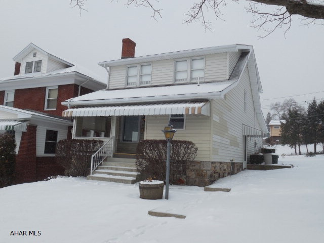 Well kept 2 bedroom home with 2 baths. Den or sitting rm on second floor. Large updated kitchen with eating area. lst floor family rm and bath.  Living rm with  brick fireplace.