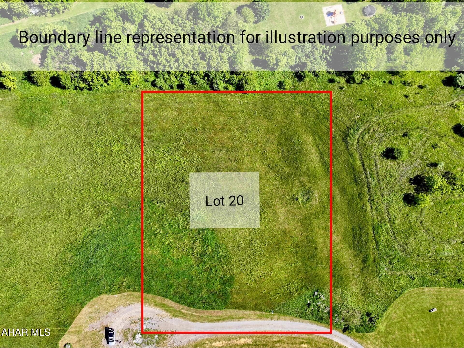 Nice building site offering great views of the surrounding countryside consisting of 1.4 acres with public sewer and electric available.