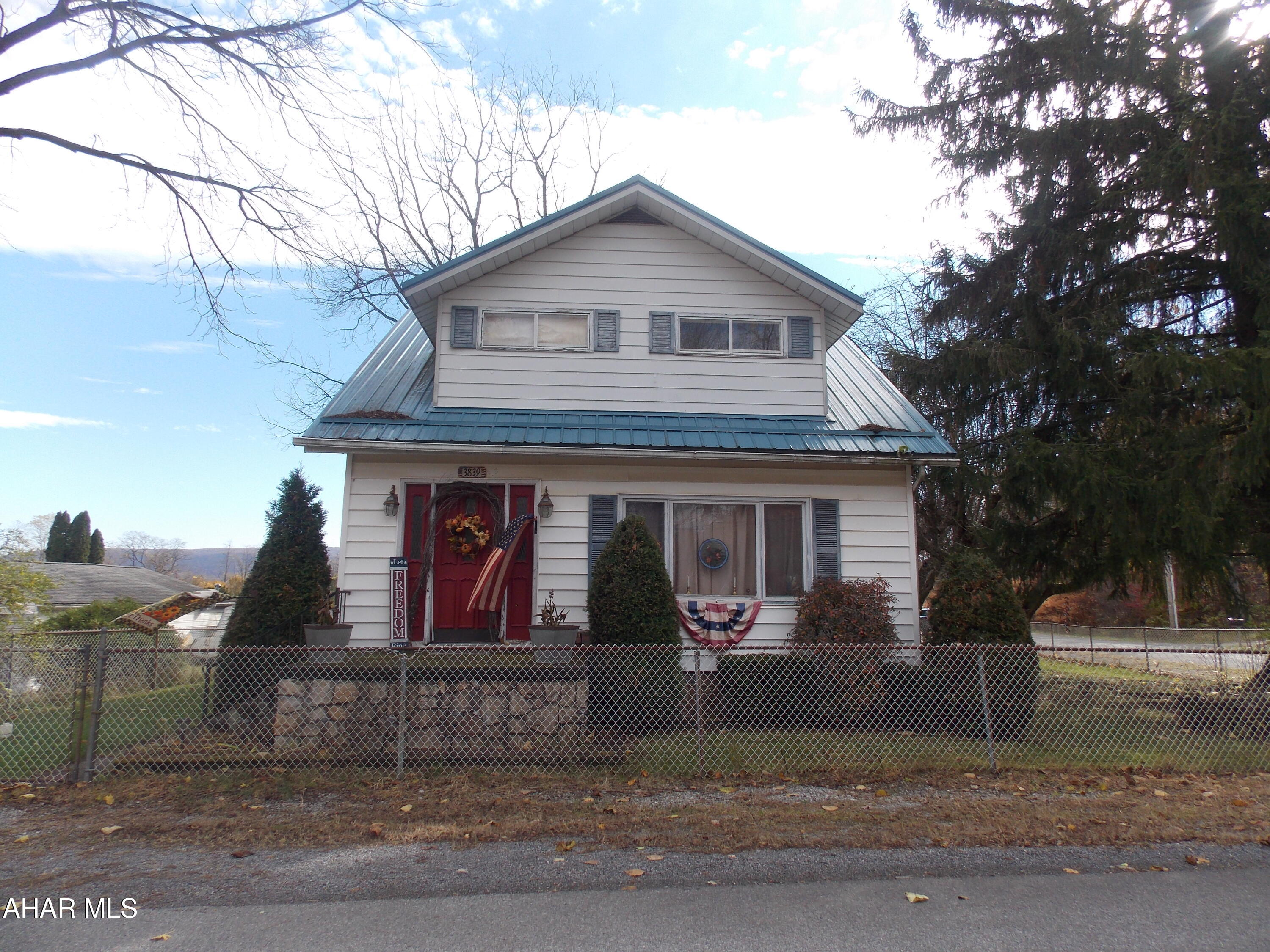 Welcome to this comfy home at 3839 - 15th Ave in Altoona Logan TWP.  The home offers 3 bedrooms and 1 full bath as well as a finished basement with a Fireplace.  This is a great space for the kids to hang out with their friends.
The main floor has the normal LR,DR, kitchen and a closed in front porch which would be the perfect place for a home office or a great work from home spot. The home offers a metal roof and Anderson Windows and Central Air to keep you cool all summer. Speaking of summer you won't need to go on vacation because the back yard will be provide all the fun you need. The highlight of the yard is the inground pool with a slide and a diving board. Invite all your friends over for a pool party then picnic in the 18 x 40 pavilion.  The 25 x 30 garage right beside the pool also has His and Her changing rooms and space for 2 cars or bikes and toys.
This home needs some freshening up to make it your own but has some much to offer a new family.  
Schedule a showing today and be swimming this summer in your own back yard!  The sellers have enjoyed many years of family fun in the pool, including this past summer.  All pool equipment stays with the house.
The fireplace in the basement is wood burning and has not been used for many years, the is heated with  oil and the stove uses propane, seller pays $19 a month for propane.