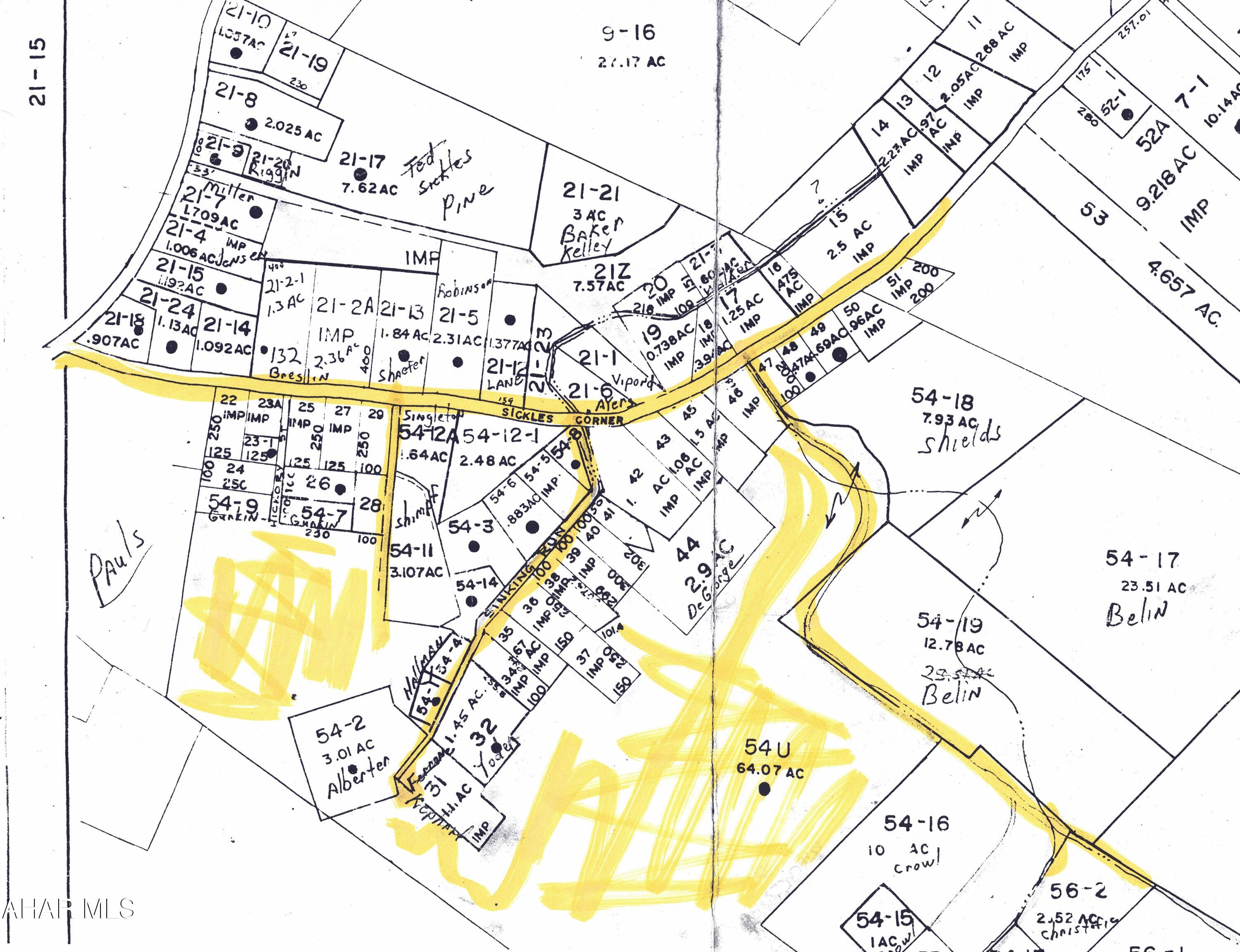 64 acres with timber value as per last quote in 2019. (Was not timbered at that time). $40-$60k approx 10 ac wet and not really usable except for hunting.