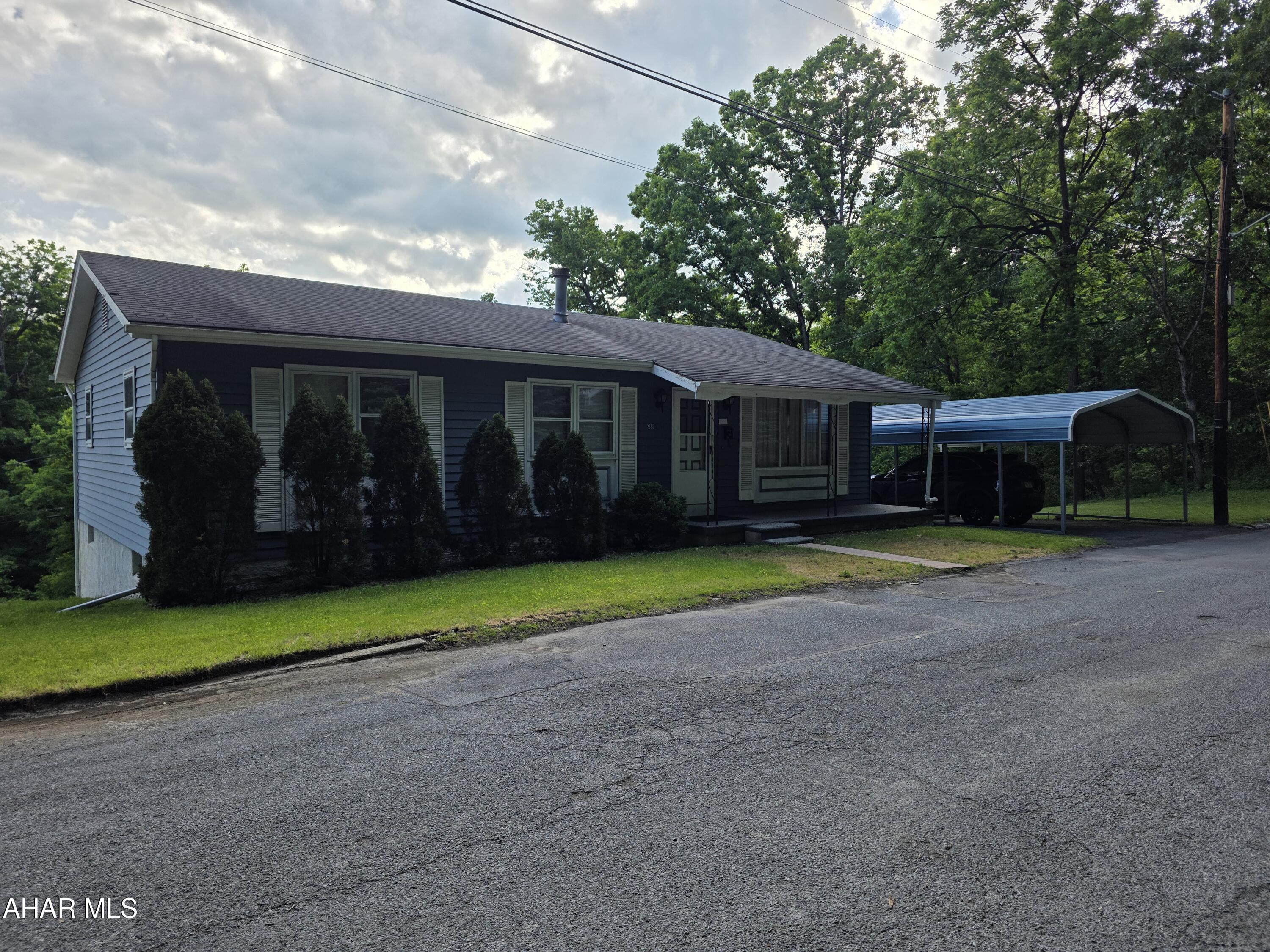 3 bedroom, 2 bath rancher with full unfinished basement on private street. Two car carport. Schedule a showing today!!!