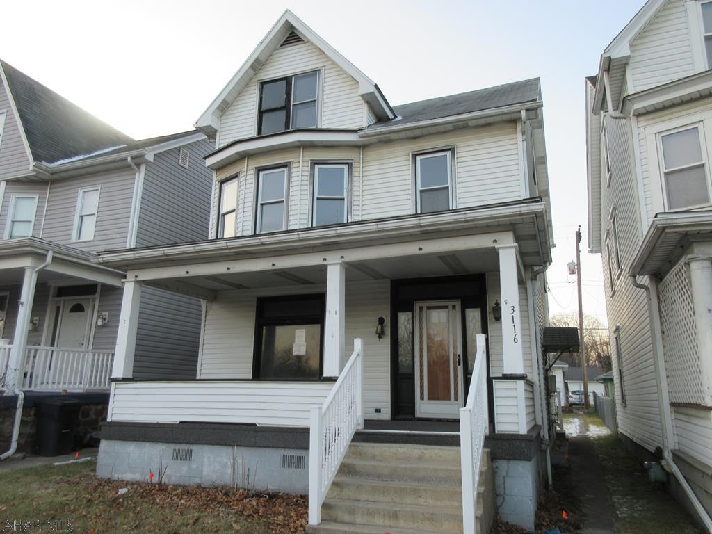 2.5 story home located in convenient Toytown - Broad Ave extension area. Formal living room with leaded glass window, formal dining room, first floor laundry and half bath plus finished attic. 2 car detached garage with fenced yard. Updated circuit breakers and furnace. Property sold AS-IS. Seller will make no repairs. Offers must be submitted through HUD-approved broker. Buyer pays both transfer taxes. Exclusive Agency. Equal Housing Opportunity. Marketed by Olympus AMS. www.olympusams-re.com. www.HUDHomestore.com.