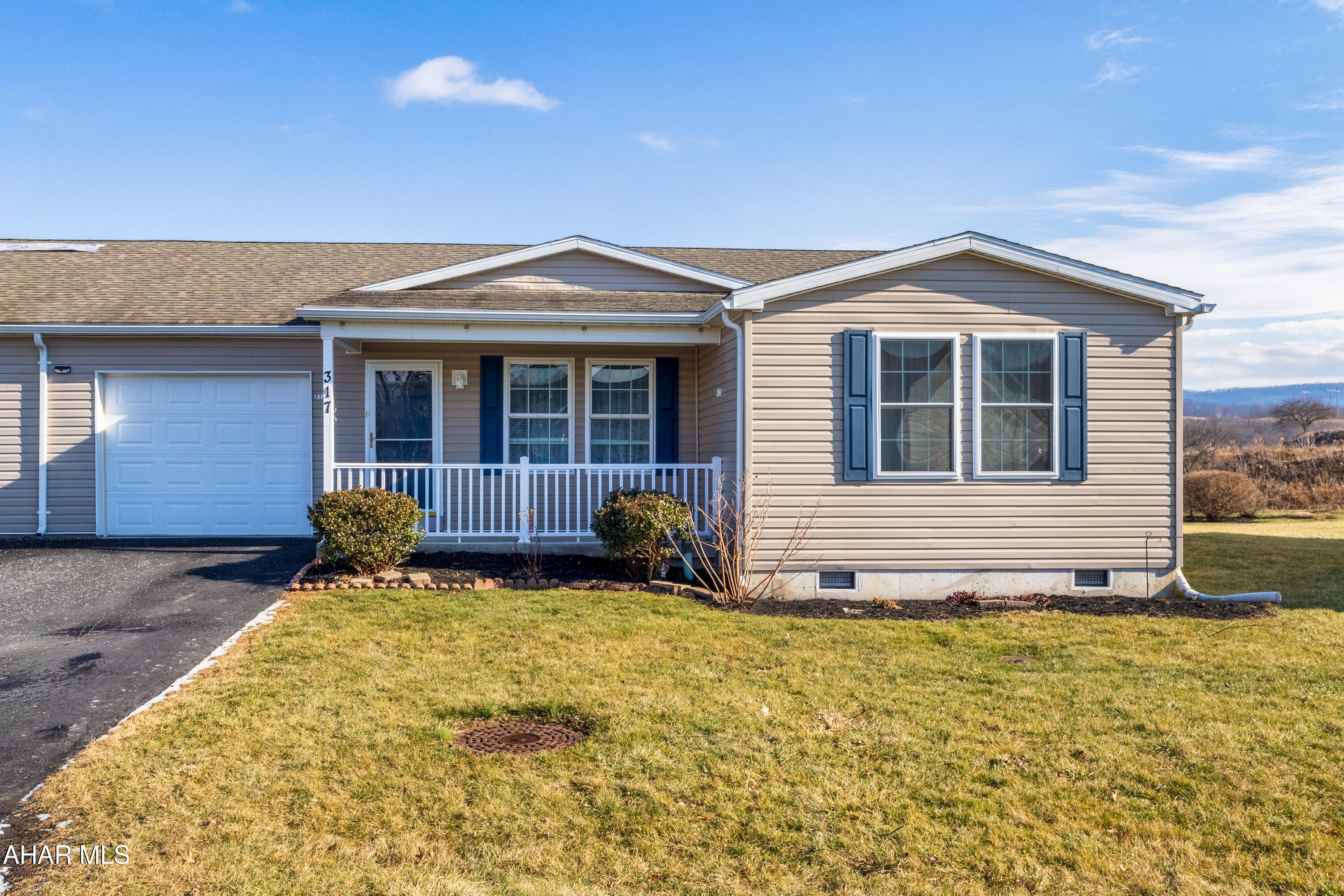 Enjoy 55+ community living with 1 story convenience featuring 2 bedrooms, 2 full baths. Residents can take advantage of the community building for social dinners, exercise activities, a game room and more.