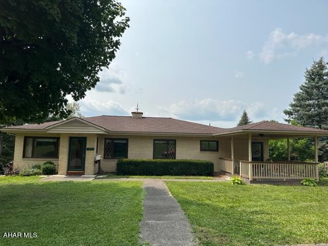 One story living. This home offers 2 bedrooms and 2 baths. There is a bonus room that is used as an office that could be converted into a bedroom. Full basement with very tall ceilings. New furnace was installed within last two months.