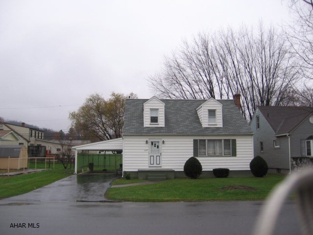 Immacaulate Cape Cod with 3 bedrooms, newer furnace, central air, and loads of closet space. Large level back yard, carport and close to everything. Large unfinished basement with great potential.