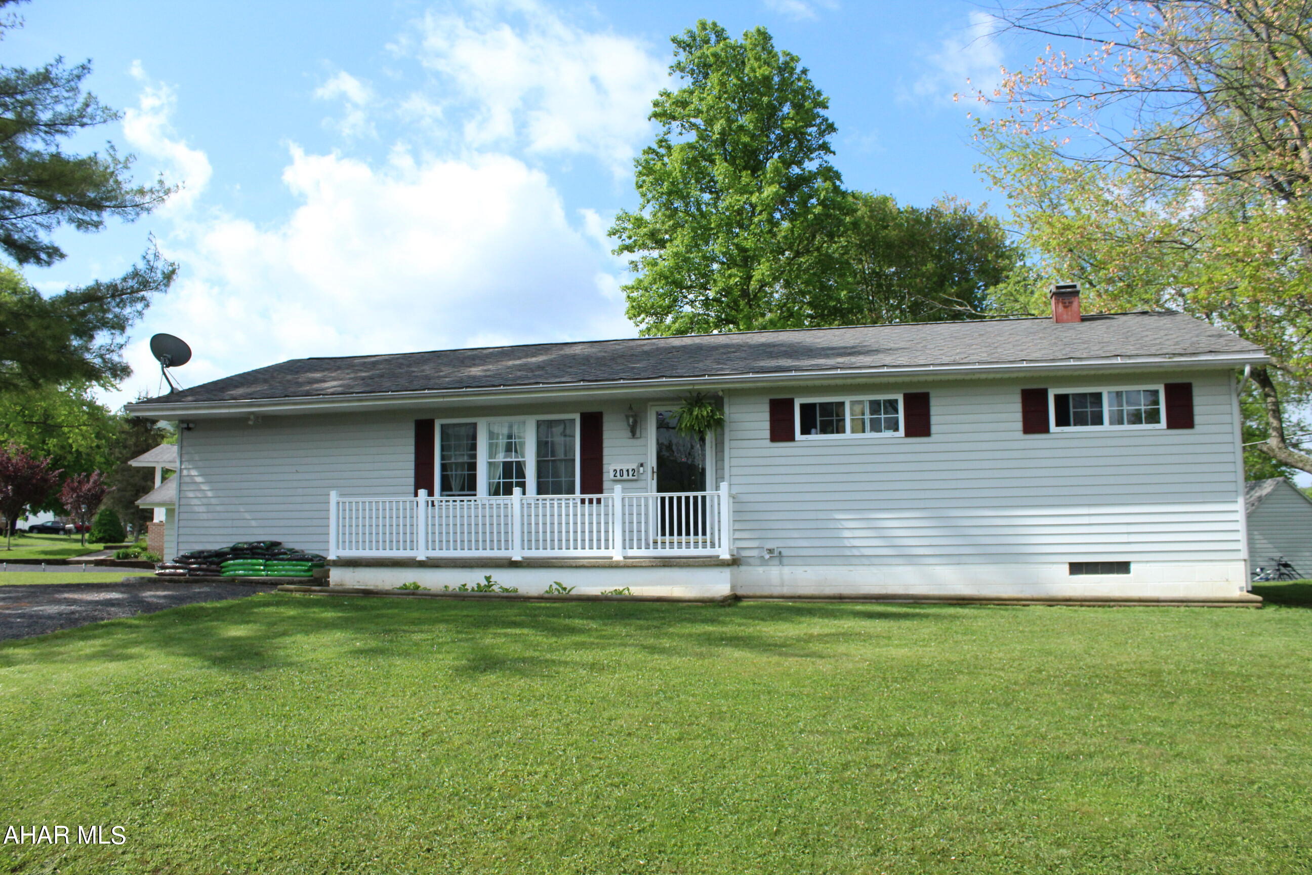 Introducing an updated ranch home on .38 acres! This spacious 4-bed, 1-bath gem features a modern interior, large rooms, bonus room perfect for an office or creative space and complemented by a nice deck for outdoor enjoyment and a large basement with bathroom, partially finished with lots of storage. This property offers so much versatility. Situated in the sought-after Bellwood-Antis school district,the leveled lot and convenient backyard with shed accessed from the deck make it an ideal home for various lifestyles. Don't miss the opportunity to call this charming place yours!