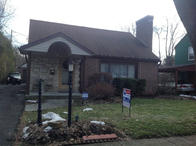 Charming Brick story and a half in the lovely Mansion Park area. 3 BR/2BA, den, big eat-in kitchen, gorgeous fire place surrounded by a solid cherry wall, cherry crown molding, hardwood under the carpet and lots of built-ins. Huge sun room off of the kitchen has heat and gives so much extra room. One car garage and a stamped black top driveway complete the picture and make this a must see home.