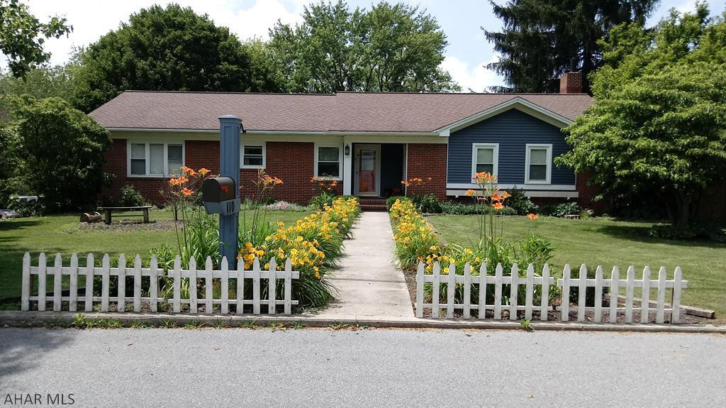 Lovely 4 BR, 2 BA brick ranch in Meadowbrook overlooking Shober's Run Creek. Move in ready! Spacious layout with finished basement including family room with bay window and game room or possible 5th bedroom. Private drive and attached 2 car garage. Close to all amenities. Central Air installed June 2019.