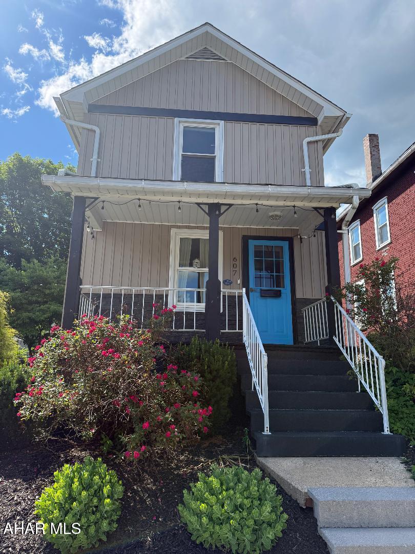 COME SEE, THIS BEAUTIFULLY LANDSCAPED HOME IN THE JUNIATA SECTION OF ALTOONA, THAT HAS AN EXTRA ALL CONCRETE LOT ON A SEPARATE DEED FOR OFF STREET PARKING. THIS HOME FEATURES A NEW ADDITION BUILT IN 2025 THAT INCLUDES A MASTER BEDROOM WITH ENSUITE ON THE SECOND FLOOR, A NEW DINING ROOM ON THE FIRST FLOOR, ALL NEW WINDOWS AND VINYL SIDING. THERE IS A 1 CAR GARAGE WITH MORE PARKING BEHIND AND A LARGE FENCED IN YARD.
THE INTERIOR HAS NEW VINYL PLANK FLOORING THRU OUT, NEW MINI SPLITS AND AN ABUNDANCE OF STORAGE!
DON'T MISS OUT ON THIS BEAUTY!
BUYER TO VERIFY TAXES AND SQUARE FOOTAGE.