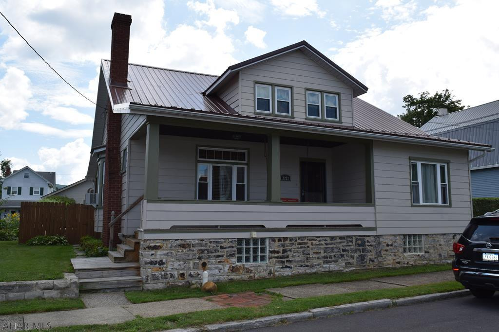 Great craftsman style home with amazing woodwork and stained glass windows that offers one story living. Beautiful hardwood flooring under carpet ( see picture). The large finished attic could be turned into a master bedroom or additional living space. The fenced in back yard offers a spacious deck, level yard, a two car garage and additional off street parking.