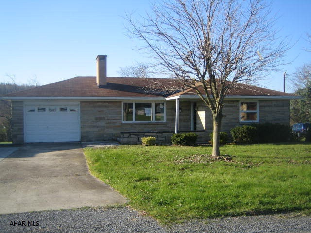 Windber area 1 story perma-stone home. Large living room with fireplace, formal dining and large kitchen. Semi-finished basement with spare kitchen and bath. One car attached garage. Property sold AS-IS. Seller will make no repairs. Offers must be submitted through HUD approved broker. Buyer pays both transfer taxes. Equal Housing Opportunity. Windber area school district.
