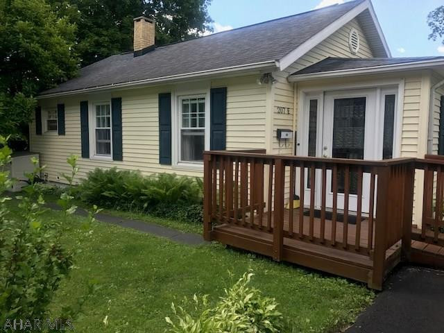 Wonderful ranch home with plenty of shade on quiet side street!  Great locations with off street parking.  One floor living and handicap accessible. Central air with detached garage.  Many upgrade throughout.  Maintenance free and move in ready!