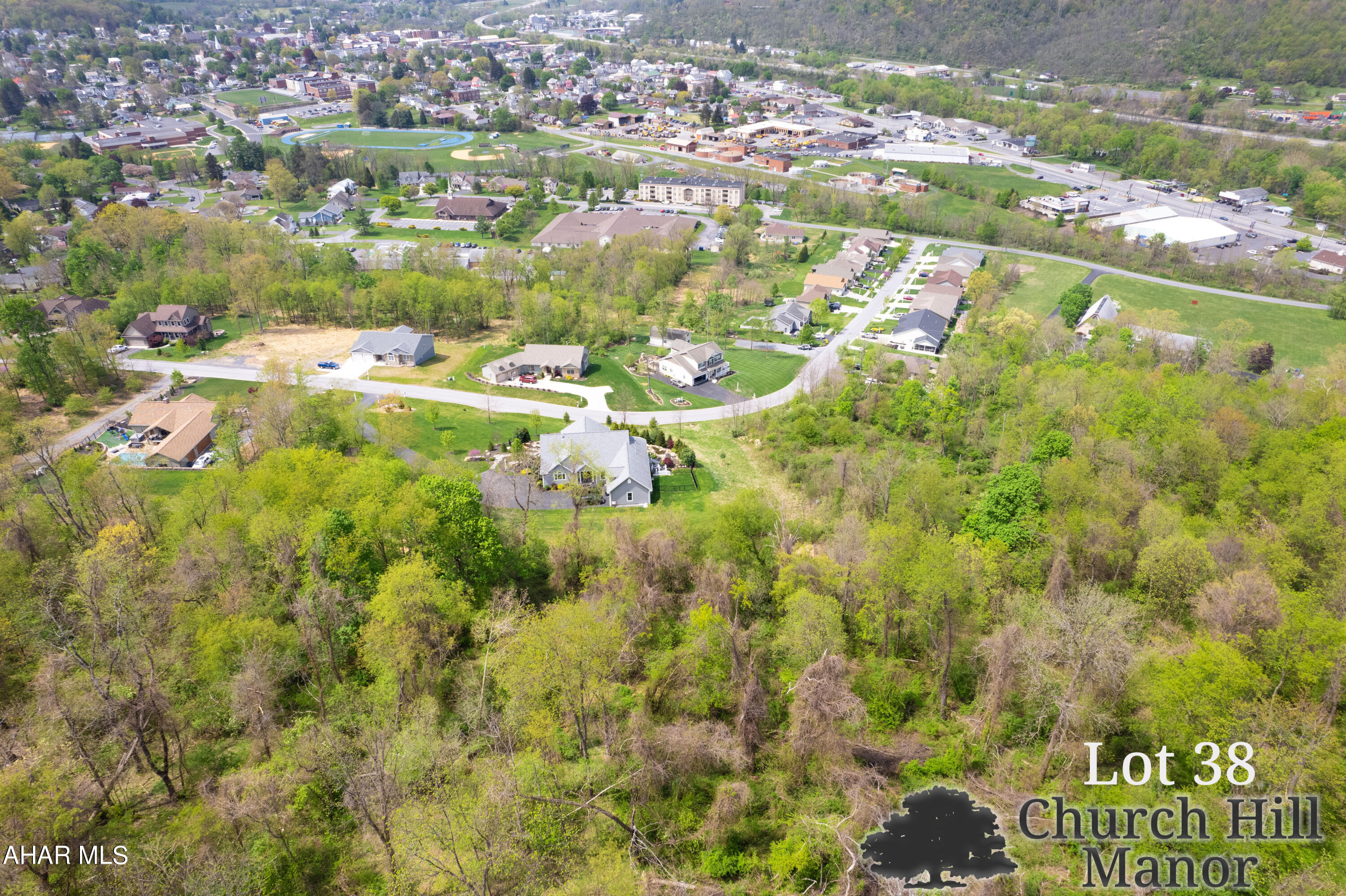 This is lot 38 in Church Hill Manor Development. Located just outside the Bedford Borough but convenient to the downtown area, schools, shops, restaurants, the Bedford Elks Country Club and Omni Bedford Springs Resort. Electric, sewer, and natural gas. Build your new home today!!