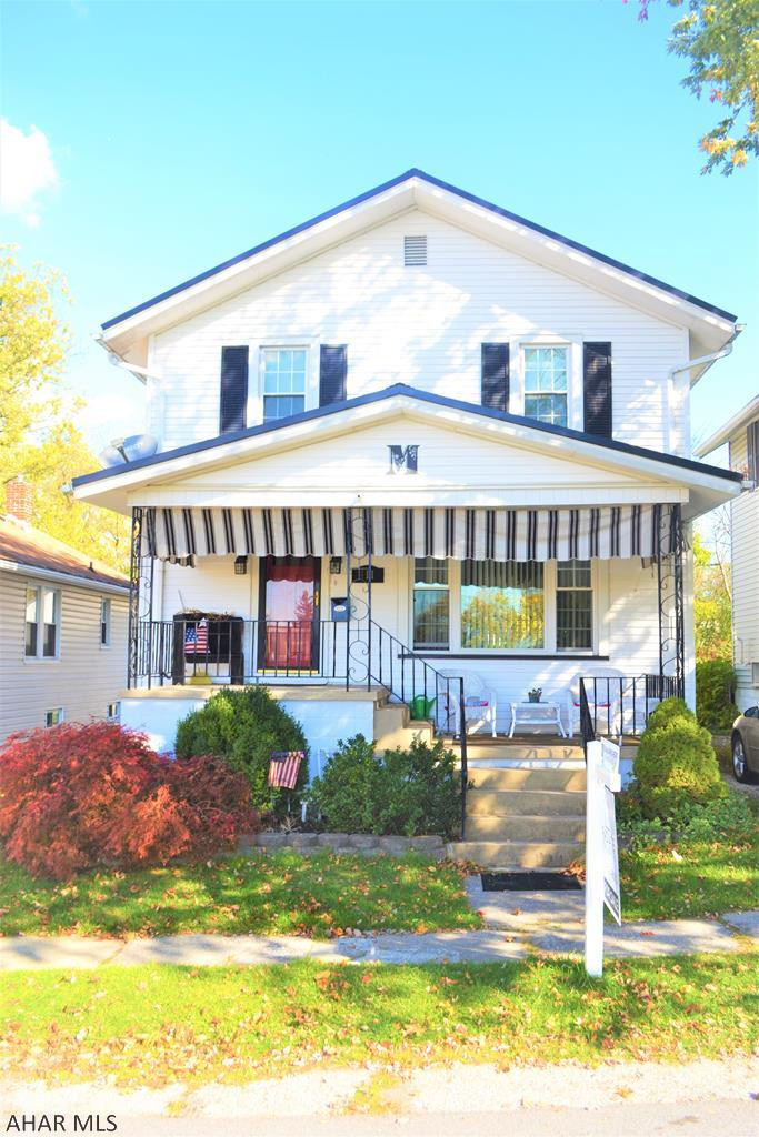--DEFINITELY WORTH A LOOK-- Find your happy place in the 'Heights'! This super cute 3 BR home sits in a quiet neighborhood in Garden Heights area. This one has some *BRAND NEW* flooring, Central air for hot summer months & large detached garage. Upon entering the front door from a unique two-tier front porch you will find yourself in living room which offers great space and is open to the dining room with a bay window for natural light.  The bright & cheery kitchen provides an additional eating area & has *BRAND NEW* vinyl plank flooring!  Upstairs are 3 bedrooms (*BRAND NEW* carpeting up here!) and a full bath. Newer metal roof, vinyl windows. Central air, and large detached garage.  If you looked at this one before, it's worth a second look to see changes. Pack your bags & move right in!