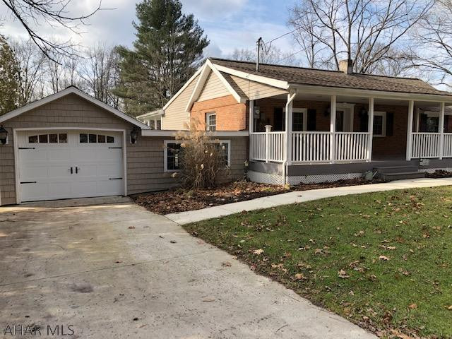 Absolutely immaculate, totally remodeled home for rent in the Chestnut Ridge School District. Home features two bedrooms on first floor and two bedrooms in the basement.  Beautiful basement family room with bar/tv.  Four TV's currently included.  Outdoor kitchen, gorgeous deck and garage.  Tenant is responsible for all utilities with the exception of the sewer. In addition, Tenant responsible for snow removal, lawn mowing/maintenance, trash removal, cable, phone and maintenance of the hot tub.   Rental application is required.  References and current pay stubs required.