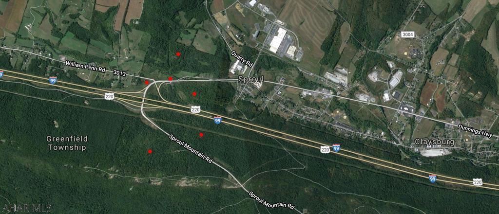 262.6 acres bordering State Game Lands.