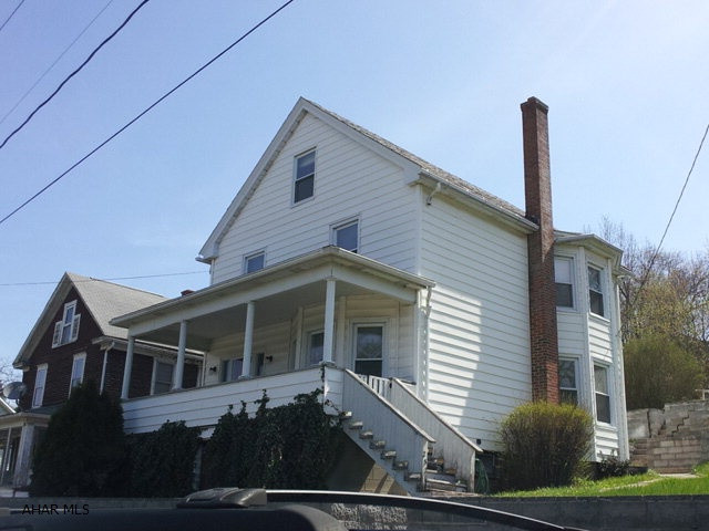 Remodeled 2 1/2 story, 3 bedroom home with inground pool. Updated kitchen and bathroom. 1st floor laundry. New 100 amp electric service.