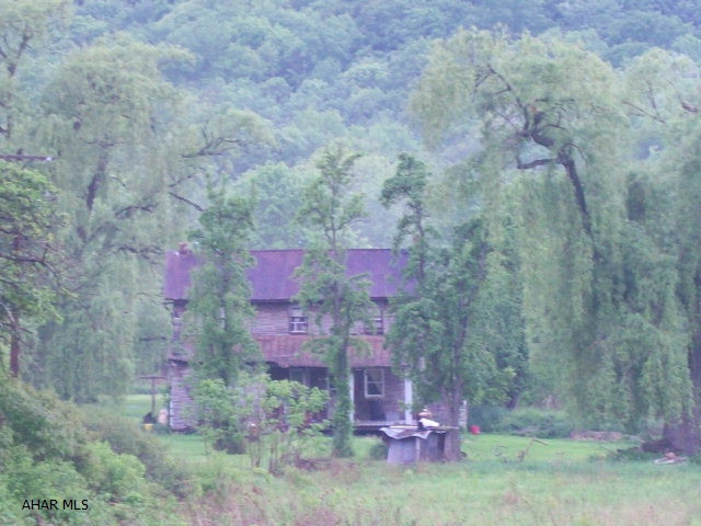 Beautiful flat lot, perfect spot for dream home. There is a spring that supplies the house with water. There is a pond. No septic on the property.