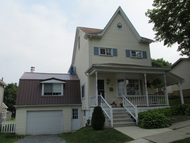 Lovely Garden Heights 2 story, maintenance free exterior, new windows, vinyl siding, large rooms, fenced yard, attached garage. Updated electric, space pack central air unit. House sold as is. Property is on a double city lot, alley is open to this house.  Come take a look at this conveniently located property - close to everything! Seller needs to move this property before the snow flies!!