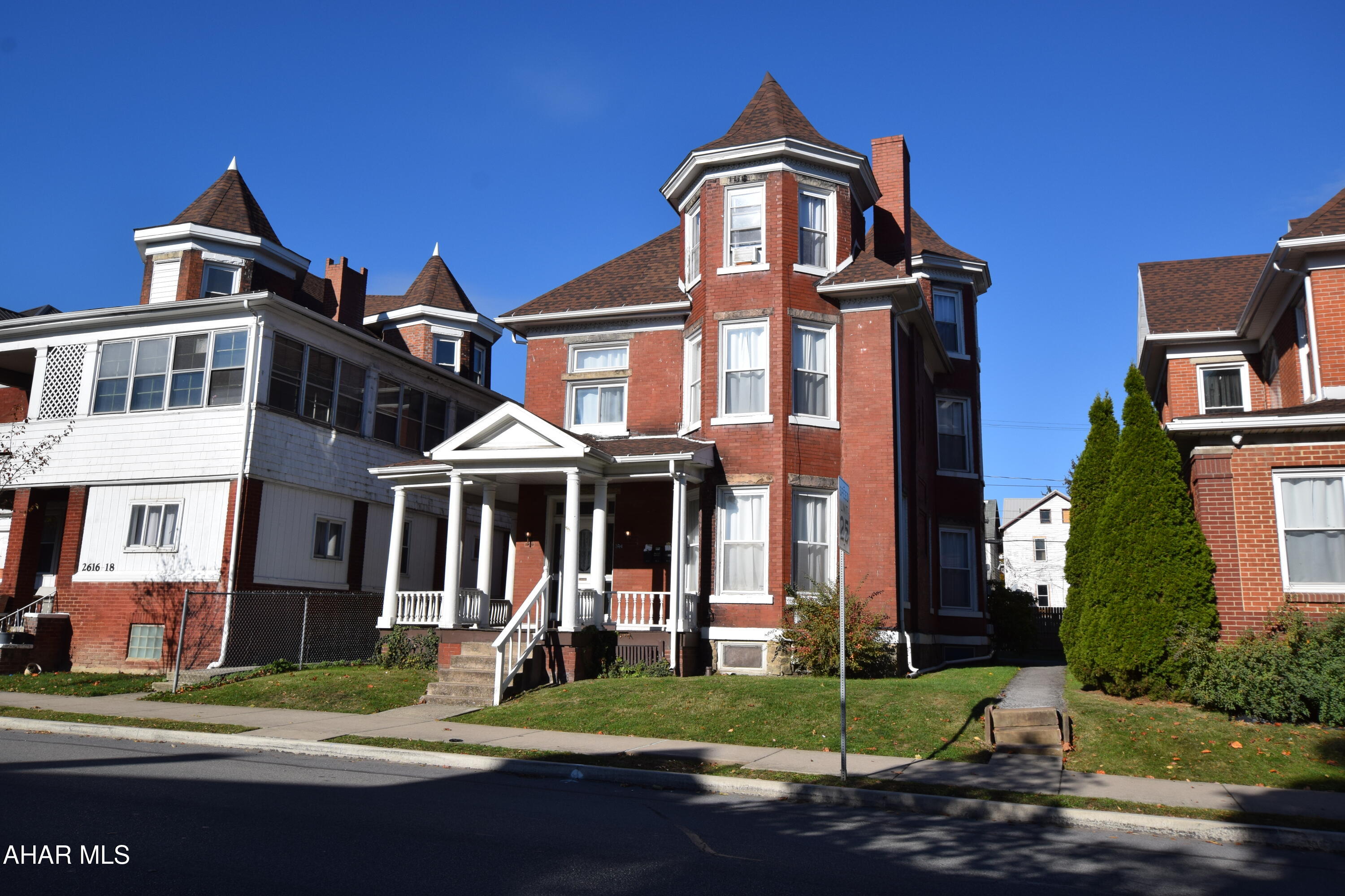 Fully occupied three unit apartment building in good condition.  Off street parking.  Laundry facilities for two units with hook ups for the third unit.  All separate utilities with the exception of water and sewer for two of the units.   Good location, well maintained.  Don't miss this great opportunity to add this one to your investment portfolio!!