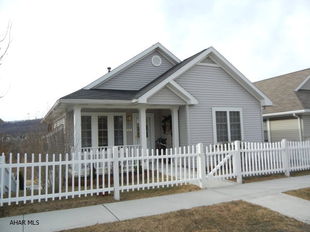 Maintenance free one story in Holliday Hills. Integral one car garage. Beautiful view from screened in deck. Borough of Hollidaysburg.