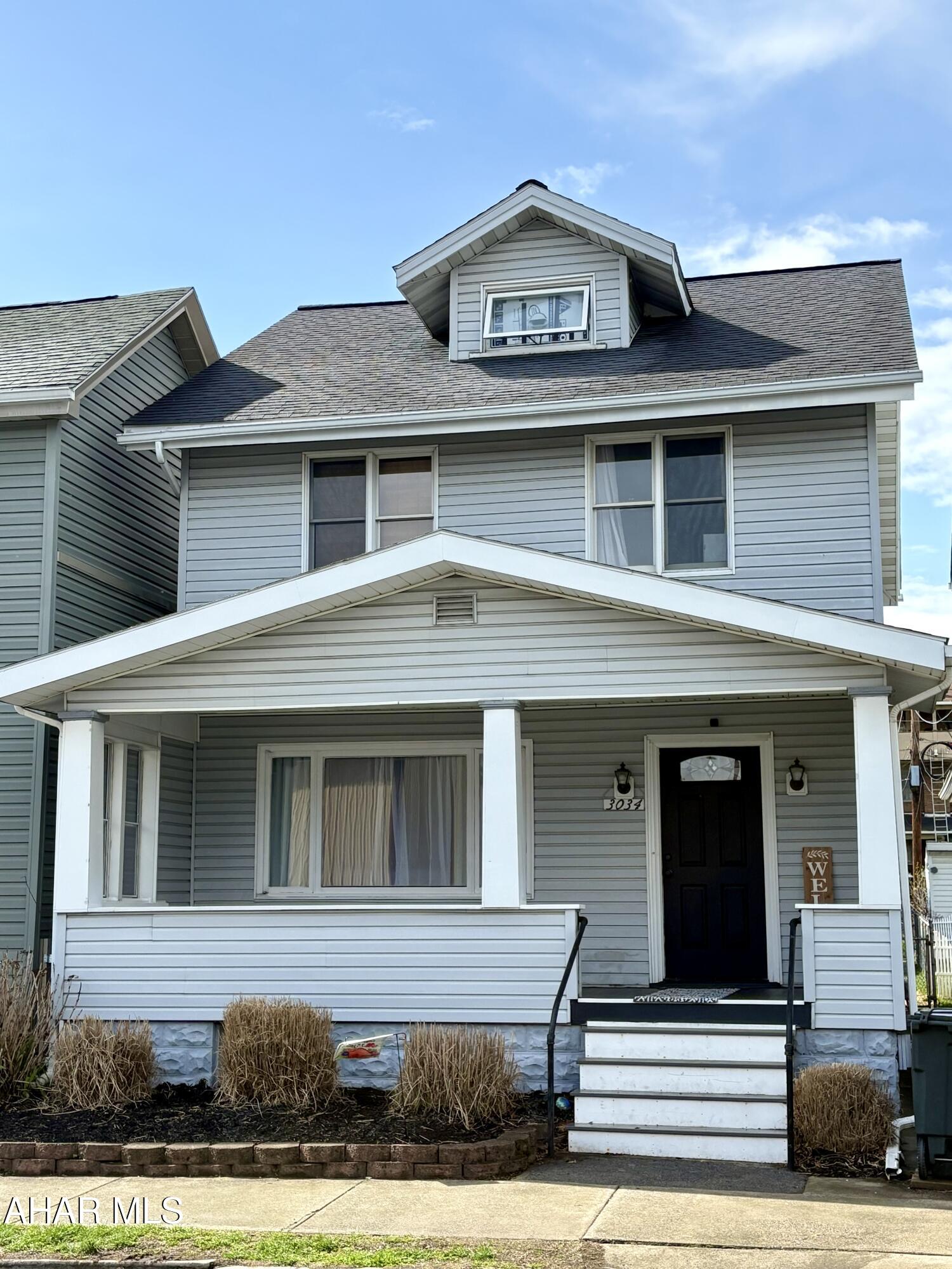 It's a Beaut! View this three bedroom, one bathroom home with a finished attic, fenced in yard, and detached garage.