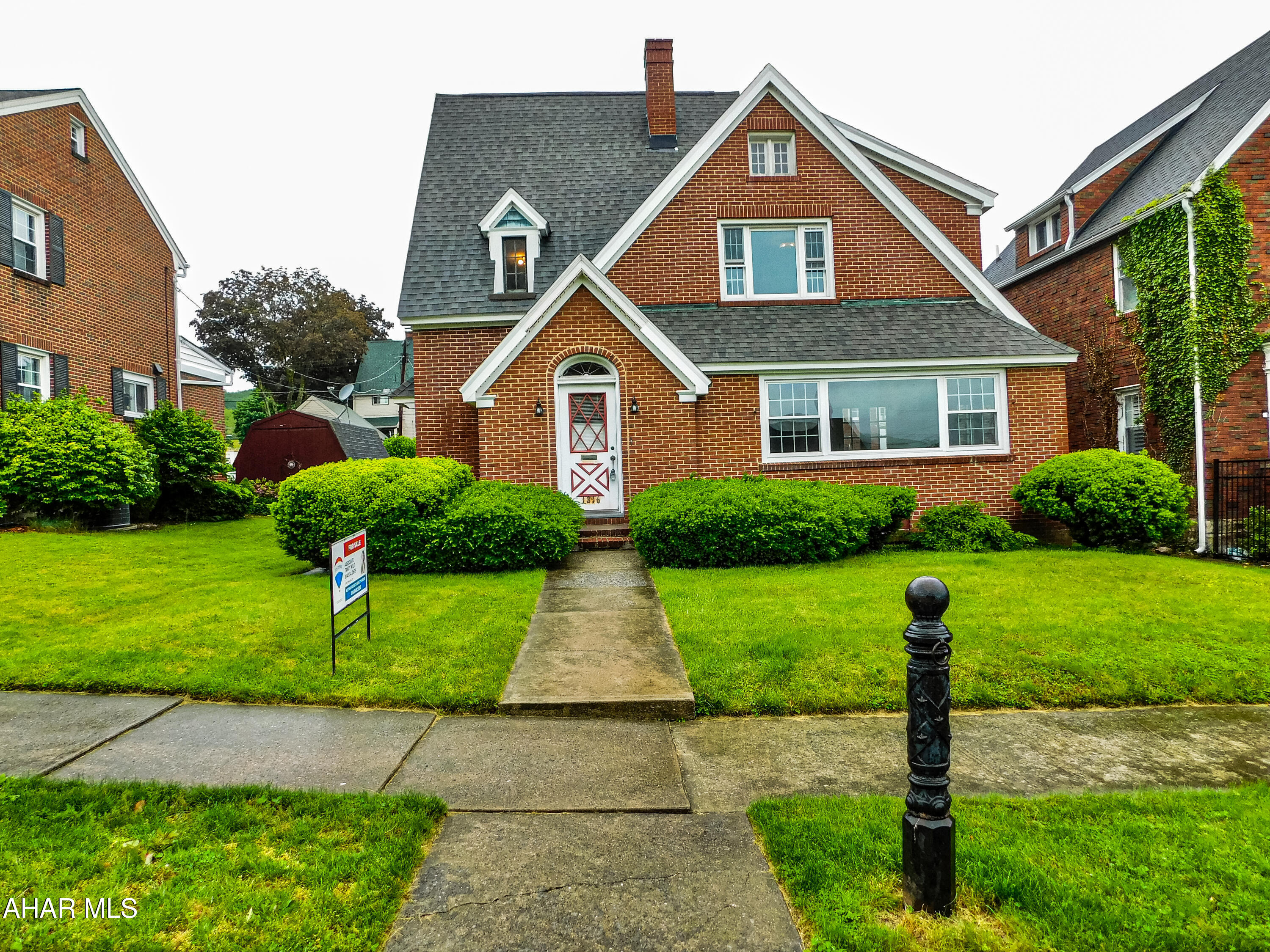 BRAND NEW ELECTRIC SERVICE!!
This solid brick home sits on one of the prettiest blocks in the city. Needs brought back to life but rate of return is amazing! Solid oak doors, glass knobs, very spacious - partial finished basement and parking for 3 cars, newer roof and boiler and some new windows! Tons of natural light & hardwood floors throughout. 2 wood burning fireplaces complete the character and appeal this home offers! Don't miss the extra space in attic!