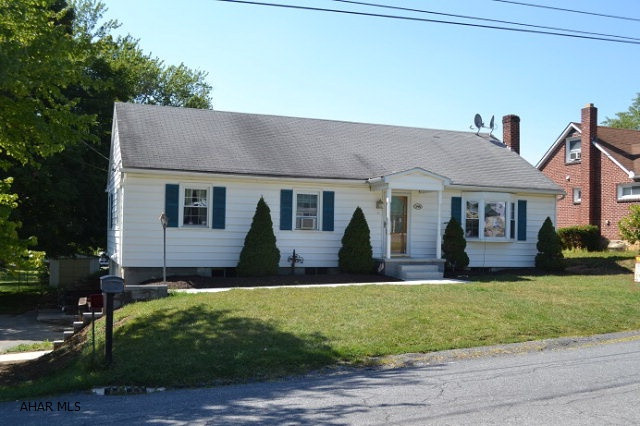 Outstanding location on this rancher just 1 block from Bedford Elementary.  3 bed rancher with beautiful hardwoods throughout.  Spacious living room with bay window, dining room with walkout to rear deck.  Updated bathroom and kitchen, complete with oak cabinets, all appliances included.  Full walkout basement with integral garage, with washer and dryer included as well.  Absolutely ready to move in today!