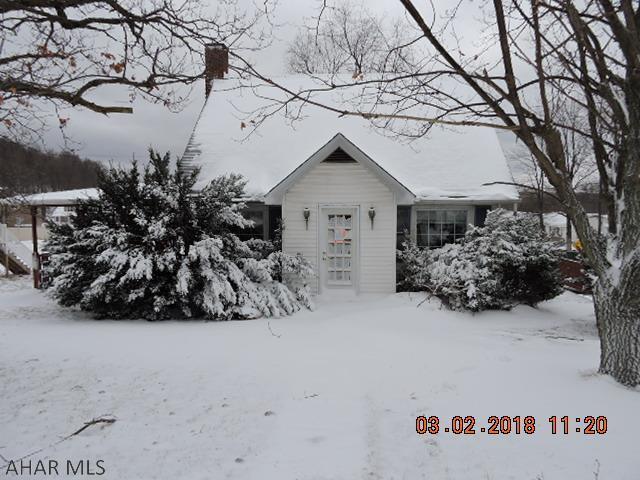 Mylo Park area of Ebensburg.  Nice level yard and fenced corner lot.  Terrific opportunity for the handy person.  Modern kit & bath, big living room, and nice size bedrooms.  House needs some TLC and plumbing & heating.  Hot water heat has suffered freeze damage. Cash Only. AS IS Where Is Sale.