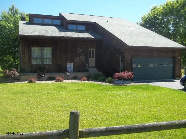 Stunning and updated home that is move in ready. Beautiful views out the back yard 3-tier deck that is a great place to unwind. As soon as you walk in the front door you will feel like you are home. The wow factor this home offers is second to none from the vaulted ceilings to the sunken living room area. This contemporary home has an eat in kitchen with an island counter and built in desk and cabinets. 3 skylights throughout home and a brand new master bathroom that will make you say wow! This home sits on a cul-de-sac for even more privacy and great area for entertaining.