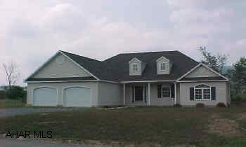 Brand new ranch home with many ammenties- hardwood & ceramic tile, fireplace, jacuzzi and sunroom.