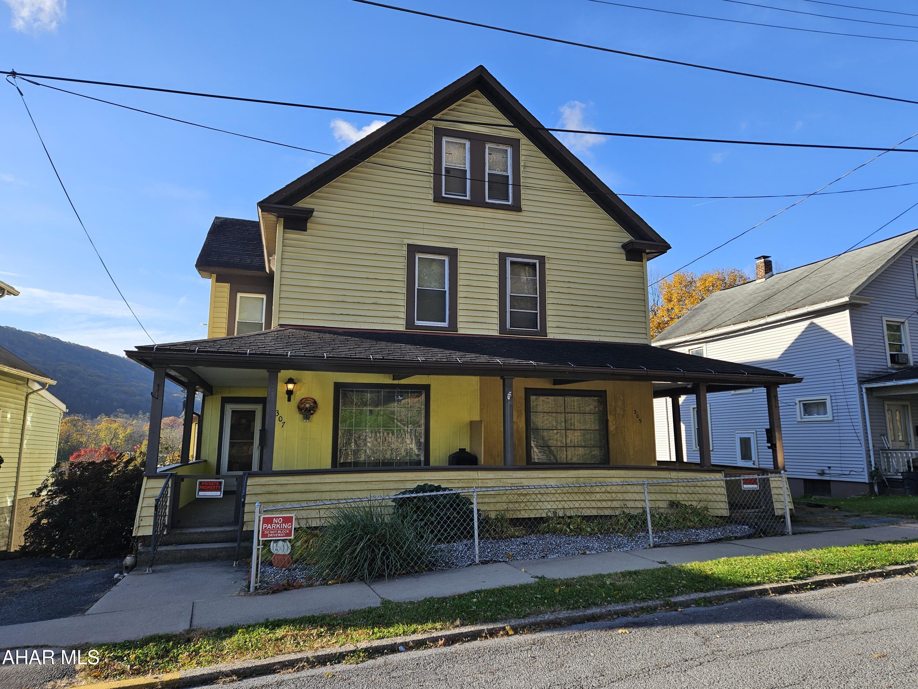 The duplex property includes off-street parking for both units, each side of the duplex has its own entrance with separate electric and heat, making it ideal for either an owner-occupant seeking supplemental income or an investor looking for a value-add opportunity.

The first unit is 2BR, 1.5BA that has been well maintained. The interior features a comfortable and functional layout with a bright living area and eat-in kitchen. The main floor includes the living and dining areas along with a convenient half bath, while the upper level contains two nicely sized bedrooms, a flex room and a full bathroom.

The second unit offers 3BR, 1BA and significant potential. While this side of the duplex requires repairs and updates, it provides generous living space and a flexible layout that could easily be customized during renovation. The main floor includes spacious living and dining areas with kitchen access, while the second level offers three bedrooms and a full bath. With some work, this unit could be transformed into a desirable rental or owner's residence, adding long-term value to the property.

Off-street parking for both units, dead-end street.