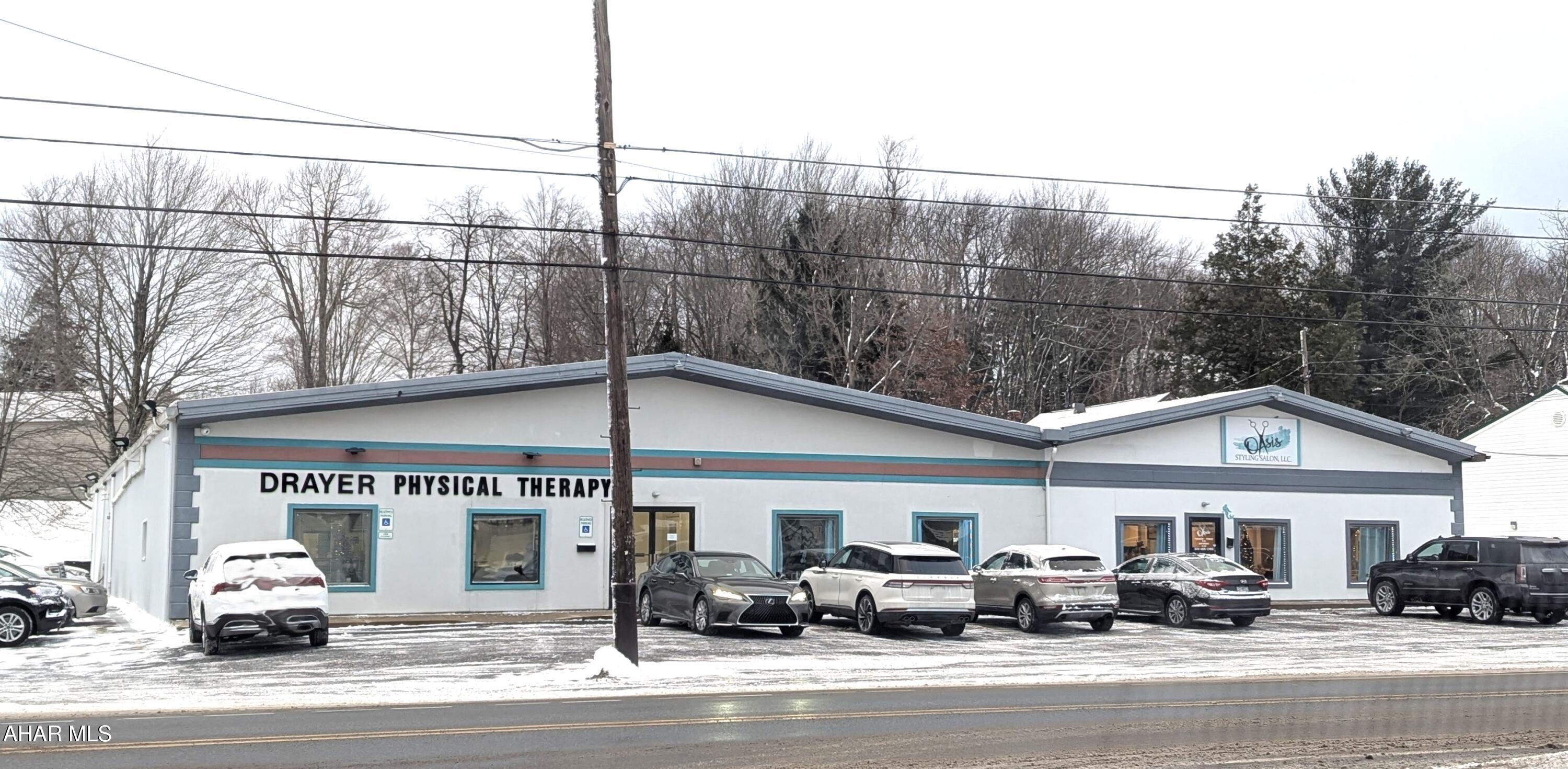 Great investment opportunity in Cresson. Fully rented and Includes three business rentals and storage space. Leasehold improvements and very well maintained.  Call for details.