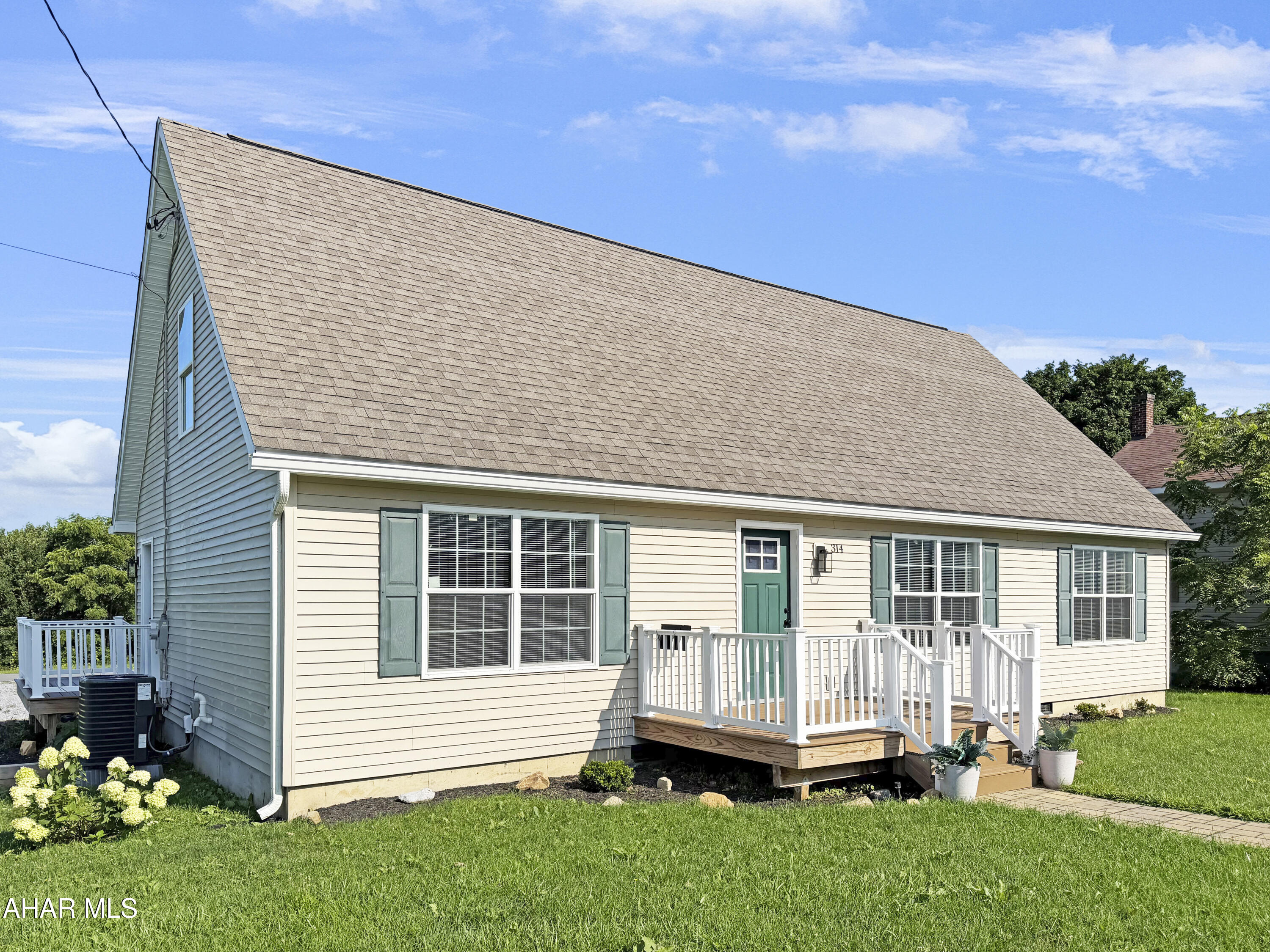 Built in 2024, this beautifully constructed home has been meticulously maintained and is truly move-in ready! Conveniently located in Martinsburg Borough, you'll enjoy being within walking distance of local restaurants and just steps away from a scenic neighboring pond. The thoughtfully designed main level features a spacious living room, an inviting eat-in kitchen with included appliances, convenient first-floor laundry, a private primary suite with a stunning full bathroom, two additional generously sized bedrooms, and a second full bathroom. Upstairs, you'll find a large unfinished space offering endless possibilities to create additional bedrooms, a family room, home office, recreation area, or hobby space to suit your needs. The exterior offers a dry crawl space, a spacious yard, ample off-street parking, and plenty of room to enjoy the outdoors. This is a fantastic opportunity to own a like-new home without the wait of new construction. Call today for more information or to schedule your private tour!