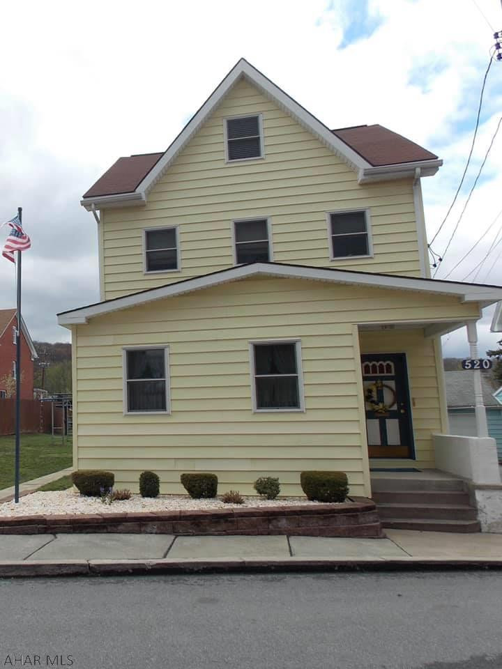 This beautiful home has been lovingly cared for by the current owners.  Every room has been gutted & totally remodeled. The beautiful eat in kitchen has plenty of storage & the laundry is conveniently located close by. Both bathrooms have been remodeled, one is a 3/4 and the other a full bath.  There are 4 spacious BRs on the second floor and 1 upstairs in the finished attic.  The attic could also be a great play space for the family and offers a walk in closet and large storage area as well. The yard is flat with plenty of room for outdoor fun. All of this and a 2 car garage and off street parking.  Home at one point was a duplex and could be again. Be sure and see the detailed list of improvements seller has made attached to the Seller Disclosure.