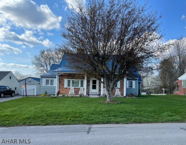 This 4bedroom 1.5 bath home in Mineral Point is sitting on an almost flat 1 acre lot.  First floor features hardwood floors, an eat in kitchen all appliances included, large living room with adjoining office/bonus space, two bedrooms larger bedroom has two closets, and a full bath completes this level.  Second floor has two bedrooms.  Basement has an additional living area.  Property has a laundry chute, radon mitigation system, and newer metal roof.  Outdoors, there are 3 sheds for storing all your bikes/outdoor equipment, vegetable boxes are ready for your seeds, enjoy the sunrises/sunsets on the front covered porch.  Call today!