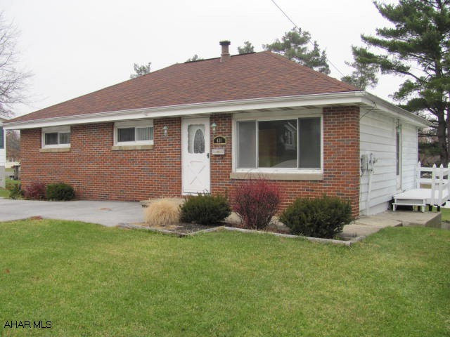 Ebensburg- 3 BR, 1  bath remodeled brick & frame ranch home on a 50 x 150 lot. Gas cast iron baseboard heat. Family room in basement. Appliances included. Priced to sell