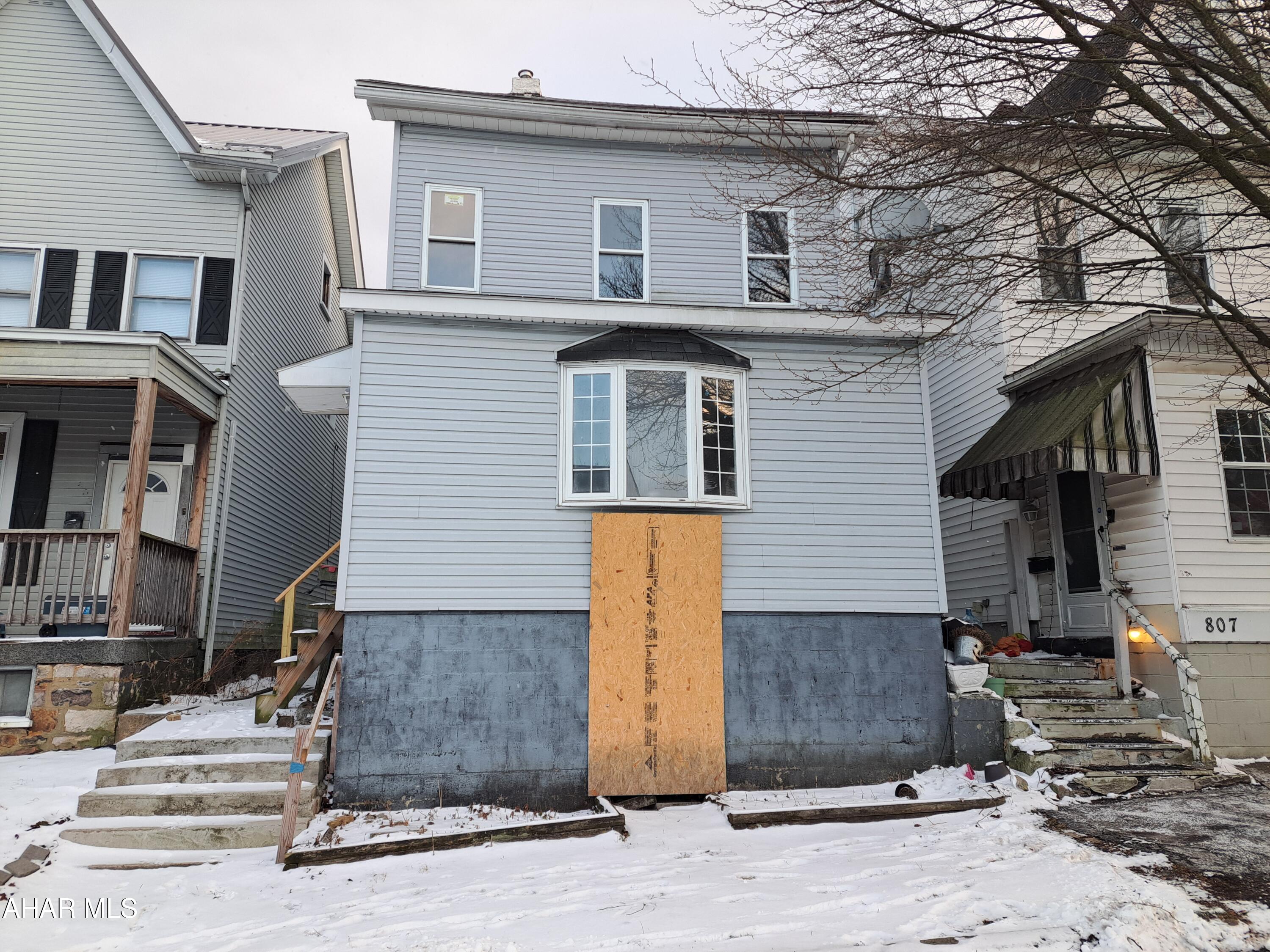 Investor special with over 2,000 square feet ready for transformation. This 3-bedroom, 1-bath, two-story home in Altoona offers a spacious footprint with 2,021 interior square feet on a compact 0.07-acre lot. Built in 1920, the property is currently gutted and requires full interior renovation. Many interior walls are down to the studs and in need of significant repairs which may include, but not limited to electrical, plumbing, walls, flooring, and mechanicals. This is a true as-is sale: seller will make no repairs, offer no credits, and will not be cleaning out the property. Utilities are not on for inspections. The opportunity lies in the layout, square footage, and potential for value-add improvements. This property is not currently habitable in its present condition and is best suited for experienced investors or rehab professionals. Seller is a licensed real estate agent in the state of New York.