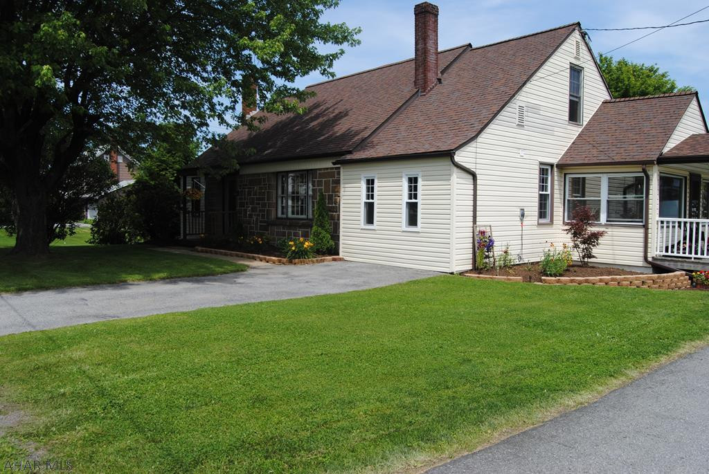 Immaculately upkept and updated 1.5 story home with nice country setting.  Much larger than it looks from outside with 2,160 square feet of above ground living area.  Can be 1 story living with two bedrooms and a full bath on the first floor.  Recently remodeled kitchen and many other updates including central air.  Supplemental heat includes oil stove in basement.  Must see to appreciate.