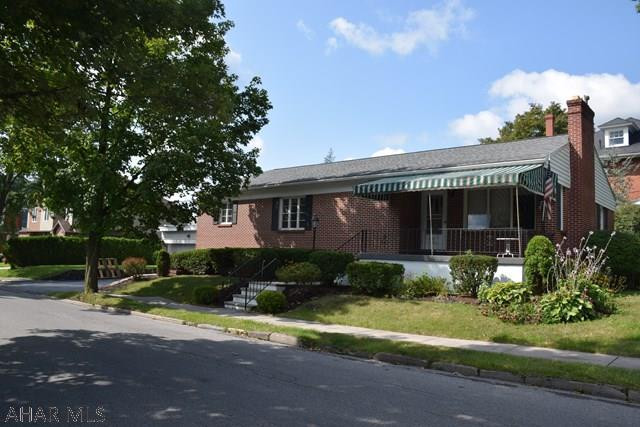 A rare find in the borough.  One story living within walking distance to Sheetz, supermarket, and pharmacy.   Open floor plan, central air, large bedrooms.   Nice corner lot, 2 car attached garage.  Relax on the covered front porch with new indoor/outdoor carpeting.