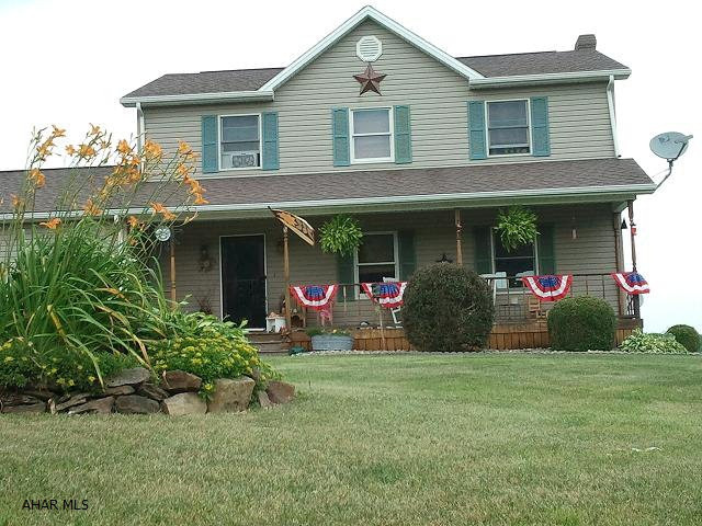 Great country setting! Large 3.1 acre lot. Beautiful 2 story home, spacious livingroom, lots of cabinets in the kitchen,french doors open to the deck & the large in ground pool.Some remodeling done in the basement that is not completed, but will be completed