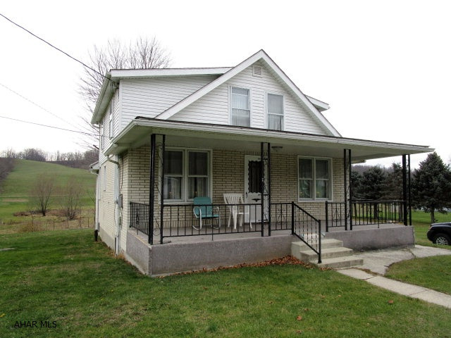 This property features 4-bedrooms, 1 full bath, living room, kitchen and dining room. It rests on a full basement with oil forced air heat, 100-amp electric and a large 2-car detached garage. Convenient location just off 1-99 and between Bedford & Altoona. Large yard containing .57 acres.