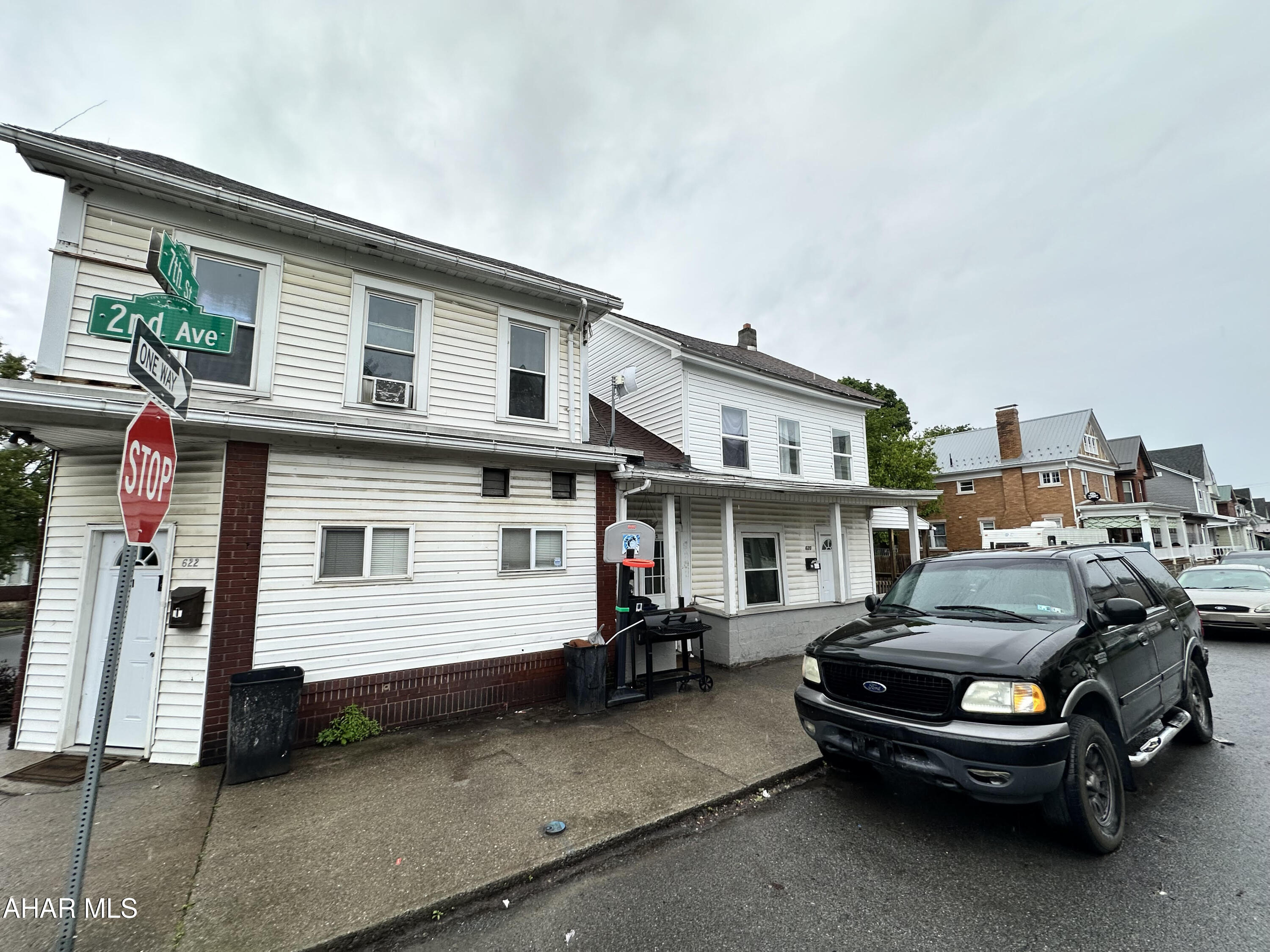 3 unit investment property fully occupied. 2 buildings include small house at 618-620 and corner building at 622 2nd Ave. Owner pays all utilities. 618 irregular shaped lot. 620 and 622 both 25x45 lots.