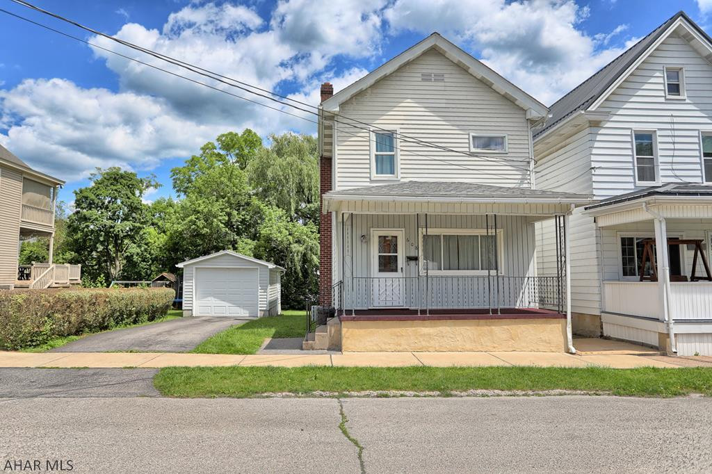 Nice 3 bedroom house in the heart of Tyrone. Covered front porch, covered back patio, and spacious yard. Detached garage and off street parking.