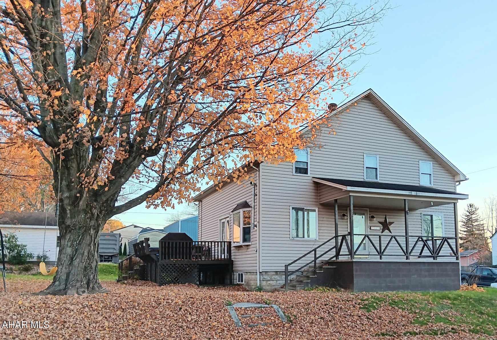 This residence is just waiting for you to make it your home! Home features the hard to find qualities of  a level spacious corner lot in Cresson Twp over a quarter of an acre, A detached two car garage, and an open floor plan on the main level that is generous yet inviting. 4 bedrooms and 2 full baths adorn this home, in-addition there is a first floor laundry and this home affords the new owner flexibility in how to set up there home! There are also possibilities of finishing the basement! Call today to find out more information!