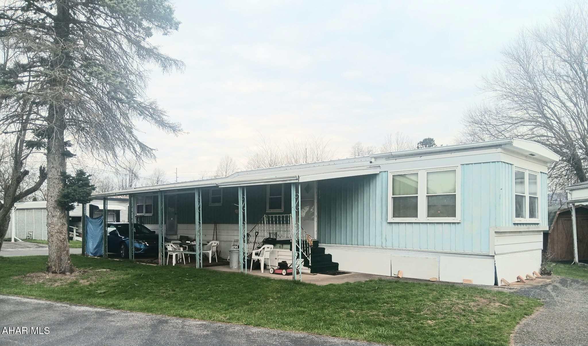 Check out this well-maintained mobile home located in a vibrant 55+ community. This home features 2 bedrooms, 1 bath, and convenient one-level living throughout. Enjoy the added bonus of an awning and storage shed.

With a few finishing touches, this property is a great opportunity for anyone looking for low-maintenance living in a welcoming community. All interested parties must complete an application and receive approval prior to scheduling a showing.

Lot rent is $710/month and includes trash service and snow removal for community streets (tenant is responsible for personal driveway snow removal).

Applications, rules, and regulations can be obtained through the community:

Eldorado Court
805 Short Drive
Altoona, PA 16601
(412) 502-5624

Please complete the application process first, then we'll be happy to schedule your showing.