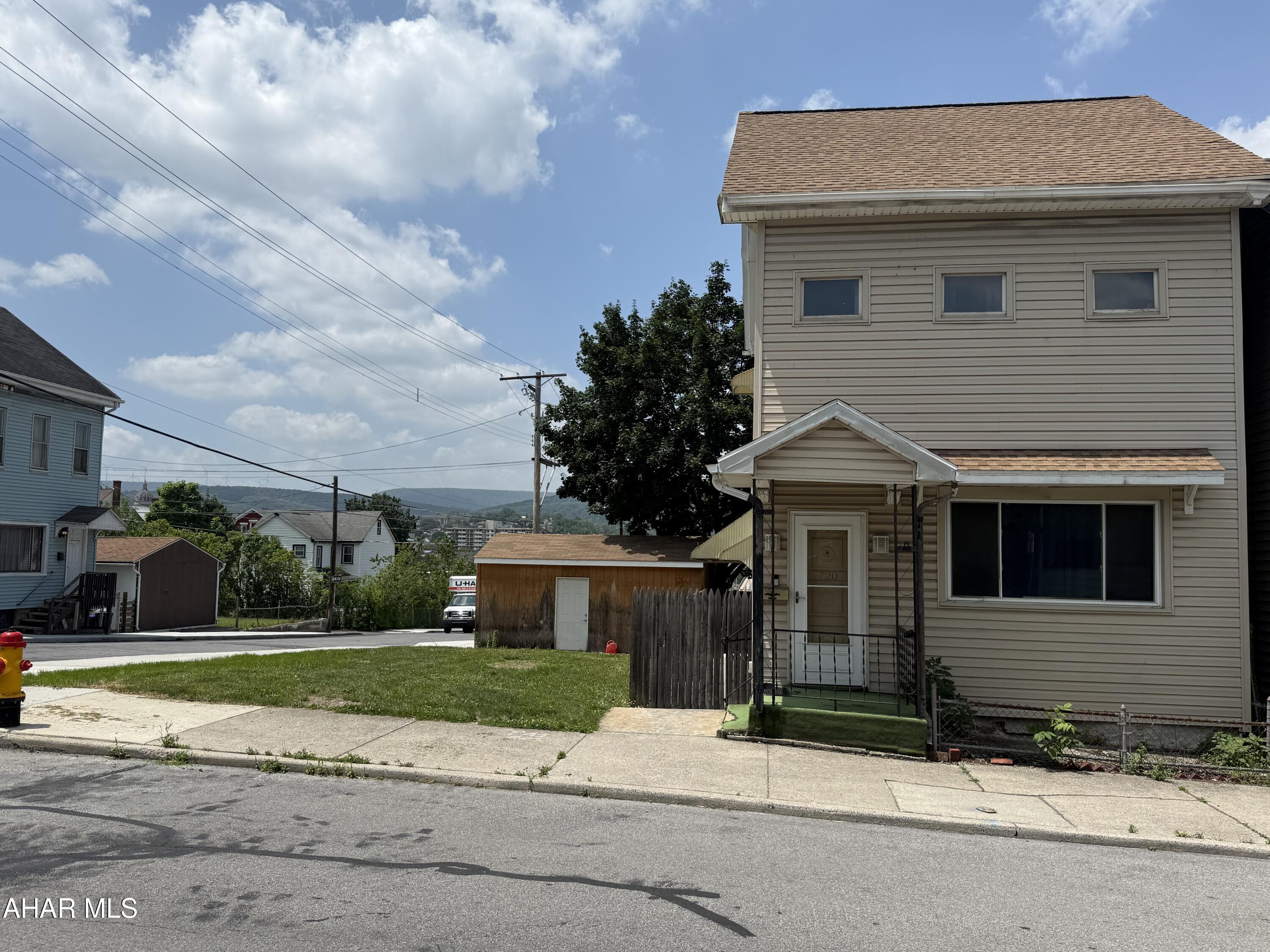 3-4 BR, 1 BA home for sale. Home sits on a double lot with a garage/shed on extra lot. Ready to be personalized by you. New sidewalks installed by the city. Come see what this home has to offer. Schedule a private showing today.